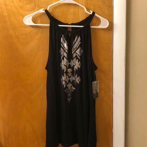 NWT INC International concepts top size L Black